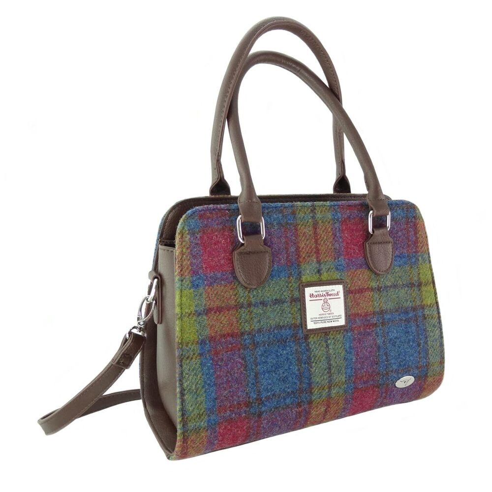 7792 Harris Tweed Tote Handbag – LB1227 Findhorn, Colour 46 Multi, L